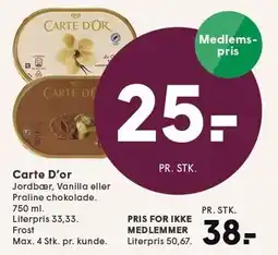 SPAR Carte D'or tilbud