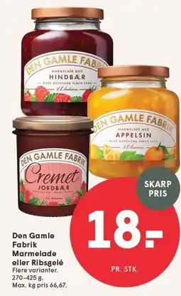 SPAR Den Gamle Fabrik Marmelade tilbud