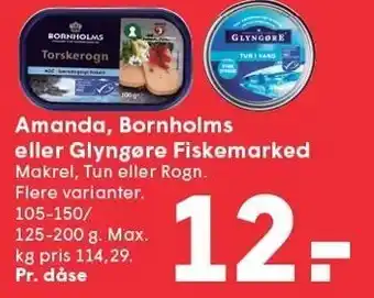 SPAR Amanda, Bornholms eller Glyngøre Fiskemarked tilbud