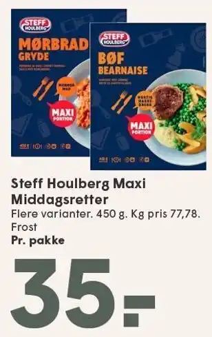 SPAR Steff Houlberg Maxi Middagsretter tilbud