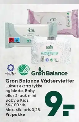 SPAR Grøn Balance Vådservietter tilbud