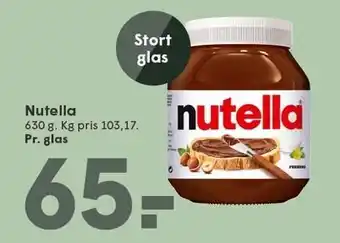 SPAR Nutella tilbud