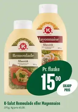 Min Købmand K-Salat Remoulade eller Mayonnaise tilbud