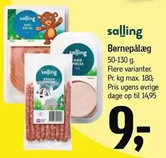 Føtex Salling Børnepålæg tilbud