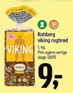 Føtex Kohberg viking rugbrød tilbud