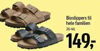 Føtex Bioslippers til hele familien tilbud