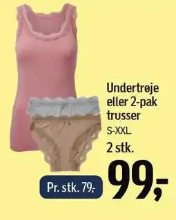 Føtex Undertrøje eller 2-pak trusser tilbud