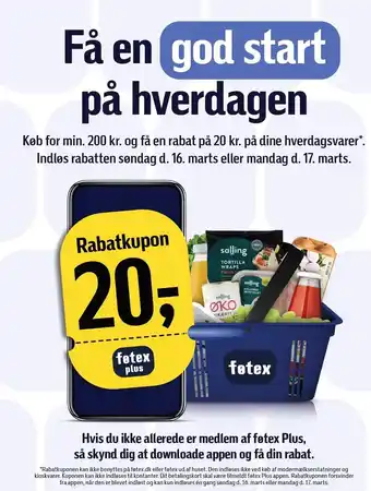 Føtex Få en god start på hverdagen tilbud