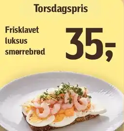 Føtex Frisklavet luksus smørrebrød tilbud