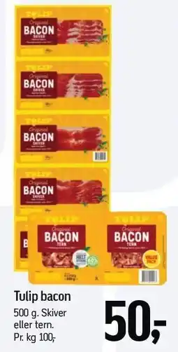 Føtex Tulip bacon tilbud