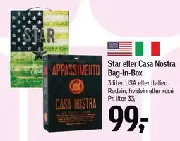 Føtex Star eller Casa Nostra Bag-in-Box tilbud