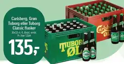 Føtex Carlsberg, Grøn Tuborg eller Tuborg Classic flasker tilbud