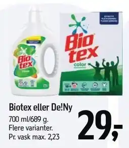 Føtex Biotex eller De!Ny tilbud