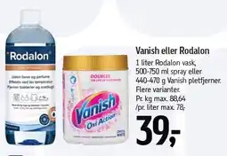 Føtex Vanish eller Rodalon tilbud