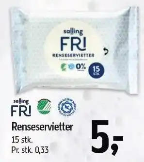 Føtex Salling FRI Renseservietter tilbud