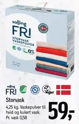 Føtex Salling FRI Storvask tilbud