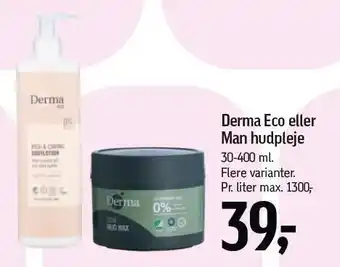 Føtex Derma Eco eller Man hudpleje tilbud