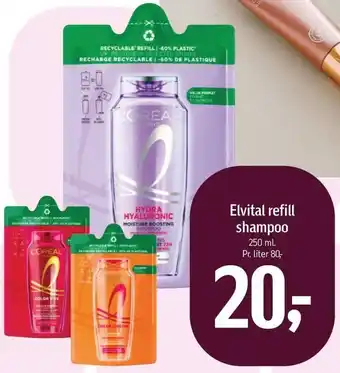 Føtex Elvital refill shampoo tilbud