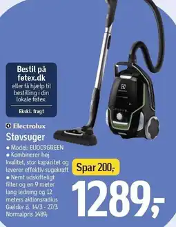 Føtex Electrolux Støvsuger tilbud