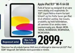 Føtex Apple iPad 10,9'' Wi-Fi 64 GB tilbud