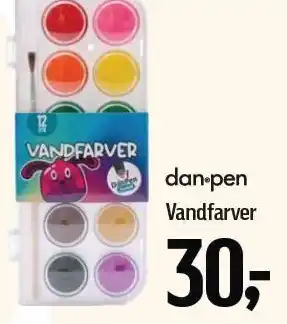 Føtex Dan.pen Vandfarver tilbud