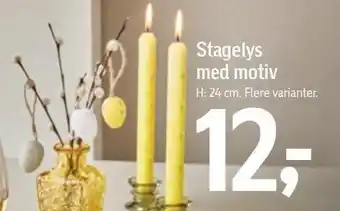 Føtex Stagelys med motiv tilbud