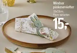 Føtex Windsor påskeservietter tilbud