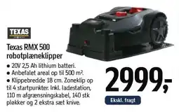 Føtex Texas RMX 500 robotplæneklipper tilbud