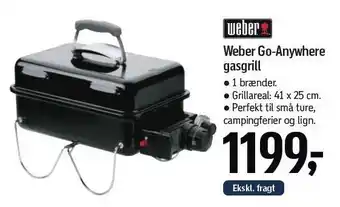 Føtex Weber Go-anywhere gasgrill tilbud