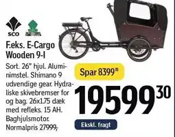 Føtex F.eks. E-cargo Wooden 9-I tilbud