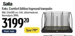 Føtex F.eks. Comfort Edition inground trampolin tilbud