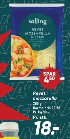 Bilka Revet Mozzarella tilbud