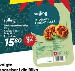 Bilka Salling Middagsfrikadeller tilbud