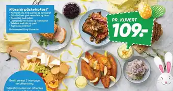 Bilka Klassisk påskefrokost - PR. KUVERT tilbud