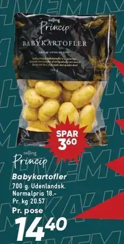 Bilka Salling Princip Babykartofler tilbud