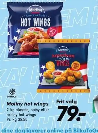 Bilka Morliny hot wings tilbud