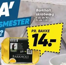 Bilka Barkholt skrabeæg tilbud