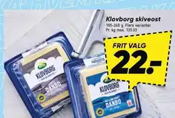 Bilka ARLA Klovborg skiveost tilbud