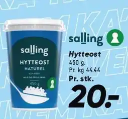 Bilka SALLING Hytteost tilbud