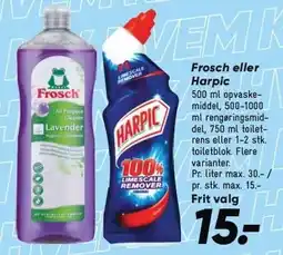 Bilka Frosch eller Harpic tilbud