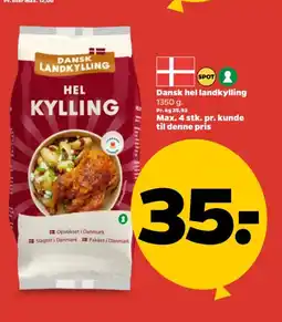 Netto Dansk hel landkylling . tilbud