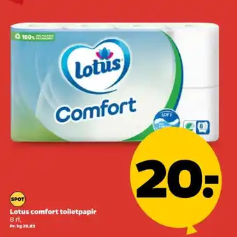 Netto Lotus comfort toiletpapir tilbud