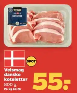 Netto Velsmag danske koteletter tilbud