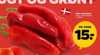 Netto Røde snackpebre tilbud