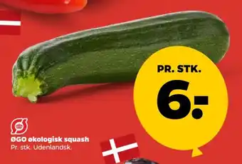 Netto ØGO økologisk squash Pr. stk. Udenlandsk. tilbud