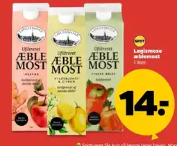 Netto Logismose æblemost 1 liter. tilbud