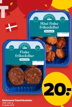 Netto Bådsmand fiskefrikadeller tilbud