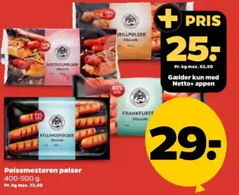 Netto Pølsemesteren pølser tilbud