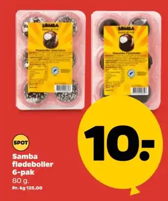 Netto Samba flødeboller 6-pak tilbud