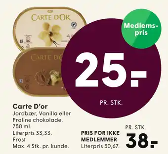 SPAR Carte D’or tilbud